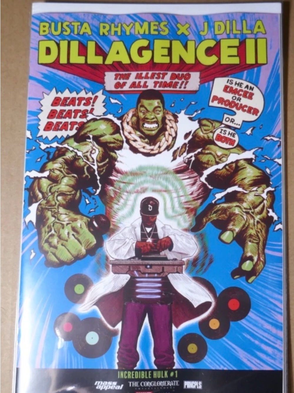MARVEL NYCC 2026 WHATNOT EXCLUSIVE INCREDIBLE HULK 1962 BUSTER RHYMES J DILLA